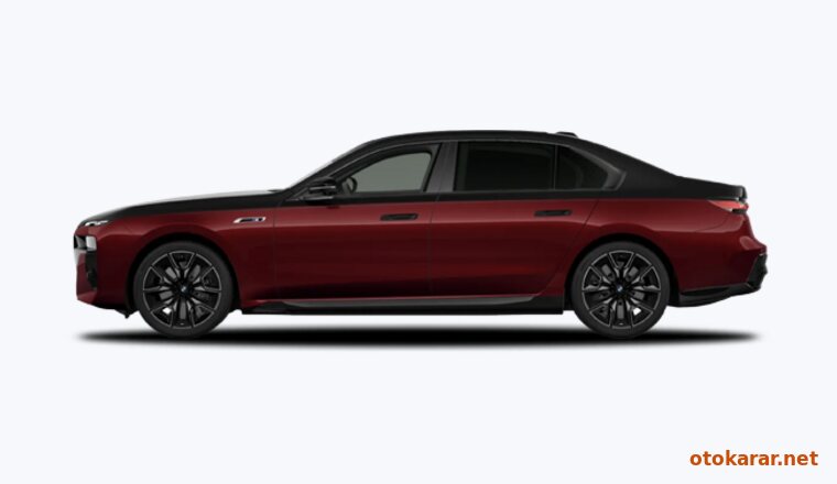 BMW İ7 — Aventurin Kırmızı Metalik