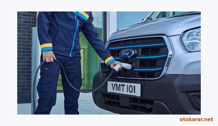 Ford Yeni E-Transit Van resmi