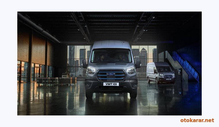 Ford Yeni E-Transit Van resmi