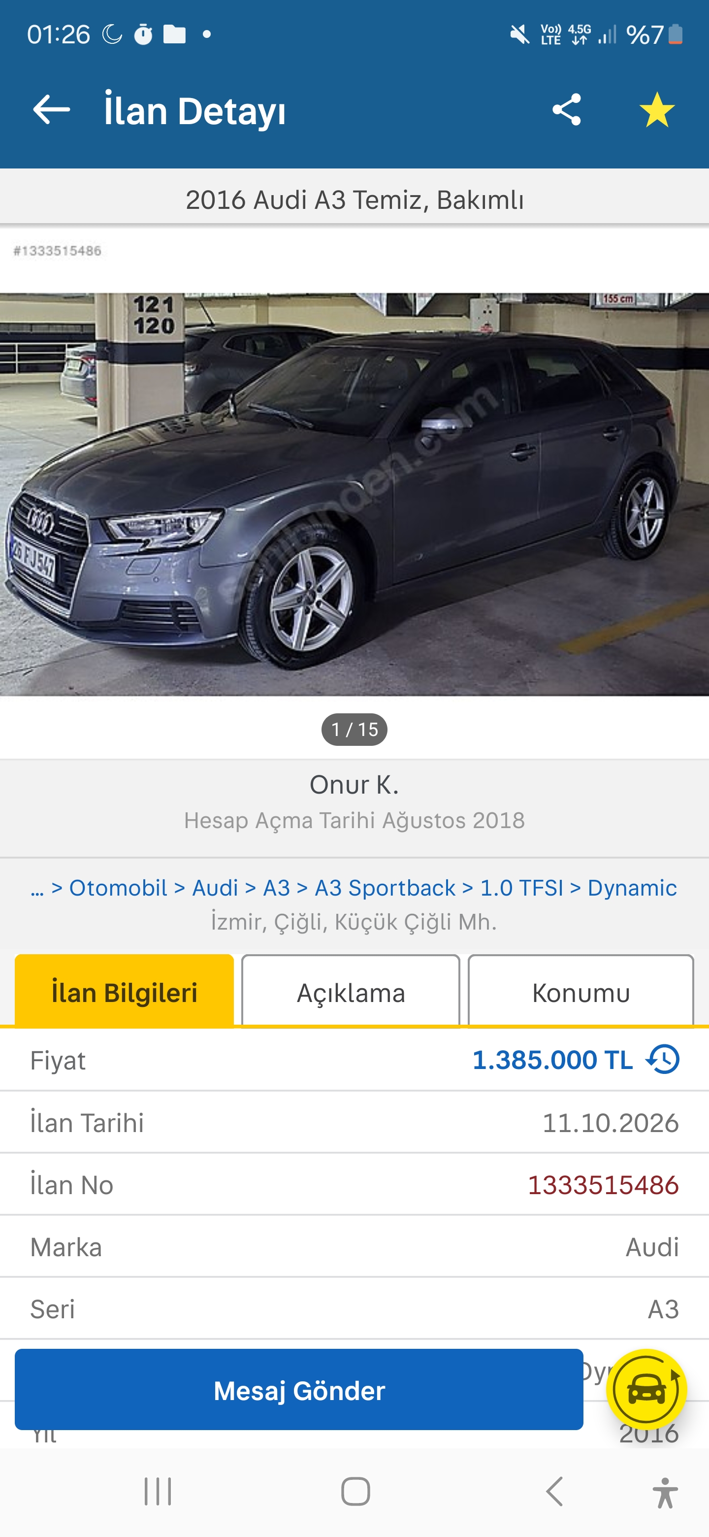 İlan fotoğrafı 1